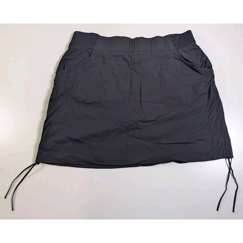 Columbia Women Omni-Shield Advanced Repellency Skirt Skort Sz Large Black Hiking